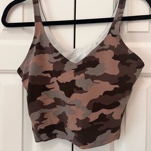 Lululemon Align crop camo top